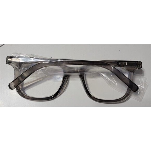 EyeKepper Smoke Grey 1.0 Thick Frame Nerd Anti Blue Light Reading Glasses 113232 - Picture 2 of 3